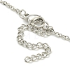 304 Stainless Steel Cable Chain Necklaces NJEW-H040-12P-3