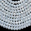 Crystal Glass Rondelle Beads Strands LS-EGLA-F049C-01-1