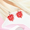 Handmade Glass Seed Beads Dangle Earrings EJEW-MZ00367-01-1