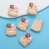 Cartoon Animal Resin Pendants PW-WG1B5D1-04-1