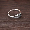 Alloy Rose Finger Rings WG6B24B-06-2