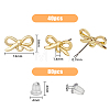 40Pcs Alloy Stud Earring Findings FIND-FH0005-80-2