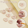 52Pcs 26 Styles Beech Wood Beads WOOD-PA0001-60-6
