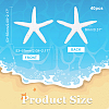 Resin Cabochons RESI-PH0001-34-WH-6