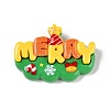 Christmas Opaque Resin Decoden Cabochons RESI-N039-114B-1