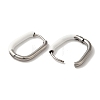 304 Stainless Steel & Enamel Hoop Earrings for Women EJEW-S237-14P-E-2