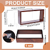 Wood Display Cases with Double Clear Acrylic Slider Lids ODIS-PH0009-25-2