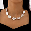 Alloy & CCB Plastic Beaded Necklaces FS-WG4655B-17-1