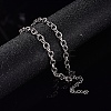 304 Stianless Steel Cable Chain Bracelet Making STAS-CJ0001-137-6