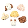 60Pcs 6 Styles Opaque Resin Cabochons FIND-CJZ0001-013-8