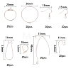Brass Earring Findings KK-SC0001-04-2