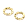 Brass Linking Rings KK-U042-01G-03-2