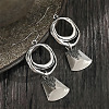 Bohemian Style Ring with Trapezoid Alloy Dangle Earrings FS-WGCE919-01-3
