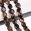Dyed & Heated Natural Agate Beads Strands G-N359-15A-07-1