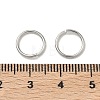 Tarnish Resistant 304 Stainless Steel Open Jump Rings X-STAS-J013-10x1mm-01-4