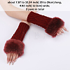 Polyacrylonitrile Fiber Yarn Knitting Fingerless Gloves COHT-PW0001-15D-2