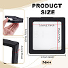 Square Transparent PE Thin Film Suspension Jewelry Display Boxes CON-WH0086-255-2
