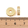 Brass Micro Pave Cubic Zirconia Beads KK-H533-01G-04-3