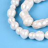 Natural Baroque Keshi Pearl Beads Strands PEAR-S020-O03-4
