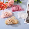 4Pcs 4Colors Cloth Rose Ribbon Chokers FIND-TA0002-27-8