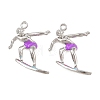 Alloy Enamel Pendants FIND-B062-11P-2