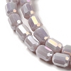 Electroplate Glass Beads Strands EGLA-D031-01C-3