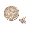 Natural Gemstone Pendants PALLOY-JF05141-02-2
