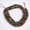 Natural Tiger Eye Beads Strands G-S354-50-2