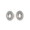 304 Stainless Steel Rhinestone Cabochon Settings STAS-G356-04P-05-1