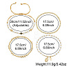 4Pcs Adjustable Plastic Imitation Pearl Beaded Braided Bracelet Sets CF9382-3-5