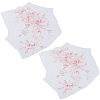 2Pcs 3D Flower Beading Polyster Embroidery Ornaments Accessories DIY-CY0003-64B-7