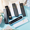 6Pcs 2 Colors Gold Stamping Moon Printed Cardboard Paper Jewelry Necklace Packaging Boxes CON-TA0001-46-8