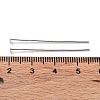 Rhodium Plated 925 Sterling Silver Flat Head Pins STER-M117-03A-P-3