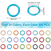 Aluminum Wire Open Jump Rings ALUM-PH0002-01-6