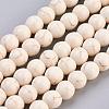 Synthetic Magnesite Beads Strands TURQ-8D-011-2
