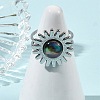 Stainless Steel Cuff Open Rings RJEW-JR01077-01-2