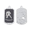 Alloy Twelve Constellations Series Big Pendants PALLOY-O107-01P-05-2