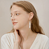 6 Pairs 3 Styles Alloy Dangle Earrings EJEW-HS0001-41-5