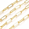 Soldered Brass Paperclip Chains CHC-D025-01G-01-2