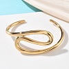 304 Stainless Steel Cuff Bangles for Women BJEW-F540-01G-1
