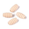 Natural Schima Wood Beads WOOD-Q001-04-1