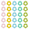 40Pcs 5 Colors Baking Paint Alloy Pendants FIND-AR0003-75-1