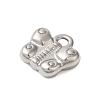 Non-Tarnish 304 Stainless Steel Charms STAS-N103-23P-2