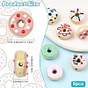 9Pcs 9 Styles Handmade Porcelain Enamel Beads PORC-YW0001-83-2