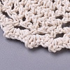 Woven Crochet Coasters Table Mats DIY-WH0157-09-2