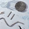 2.5 Yards Hot Fix 304 Stainless Steel Spike Stud Nailhead Trim DIY-FG0003-32-5