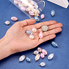  48Pcs 8 Styles Imitation Gemstone Acrylic Pendants IFIN-TA0001-57-13