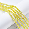 Natural Lemon Jade Beads Strands X-G-S366-115-4