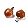 Natural Carnelian Pendants G-J386-H19-P-2