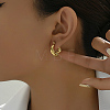 Stainless Steel Thick Hoop Earrings for Women OH7796-2